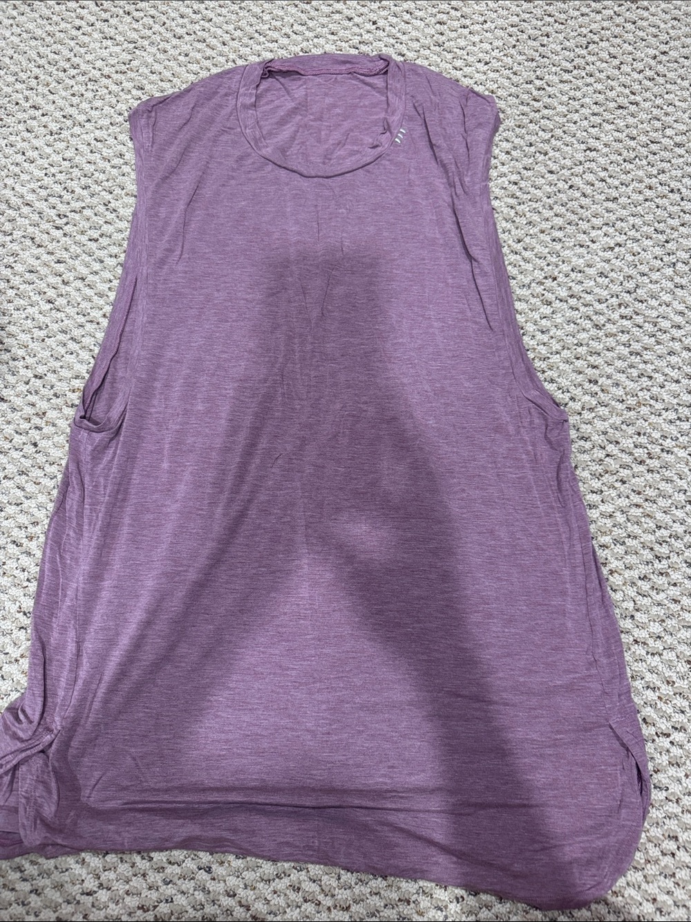 lululemon athletica plum scoop-neck sleeveless tank